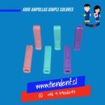 Abre ampollas en colores rosado, morado y menta, reutilizable de plástico, seguro para personal de salud