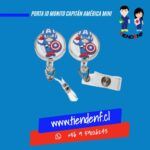 Porta ID Monito Capitán América Mini