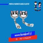 Porta ID Monito Cabeza Gatito