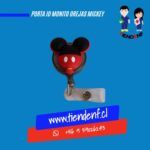 Porta ID Monito Orejas Mickey