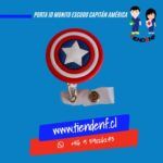 Porta ID Monito Escudo Capitán América