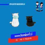 Pin Gatito Mascarilla