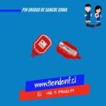 Pin Unidad De Sangre Goma
