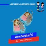 Abre ampollas diseño enfermera abrazando una jeringa, reutilizable de PVC para personal de salud