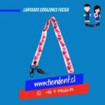 Lanyards Corazones Fucsia