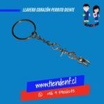 Llavero Corazón Perrito Diente