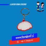 Llavero Goma Cerebro