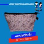 Cosmetiquero Parche Rosado