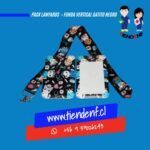 Pack Lanyards Gatito Negro Funda Vertical