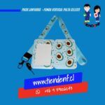 Pack Lanyards + Funda Vertical Palta Celeste