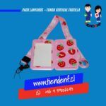 Pack Lanyards + Funda Vertical Frutilla