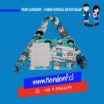 Pack Lanyards Gatito Salud Funda Vertical