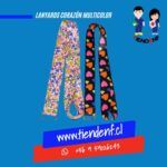 Lanyards Corazón Multicolor