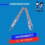 Lanyards Corazones Blancos