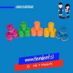 Liga elástica de colores 50 cm en material TPE libre de látex, ideal para personal de salud