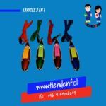Lápiz 3 en 1 (Lápiz, linterna y post it)